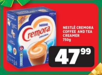 Usave NESTLÉ CREMORA COFFEE AND TEA CREAMER 750g offer