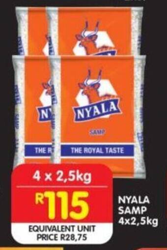 Shoprite NYALA SAMP 4x2,5kg offer