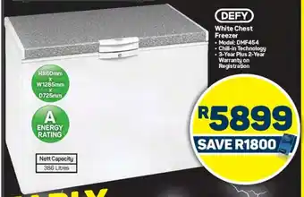 Pick n Pay DEFY White Chest Freezer offer