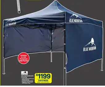 Pick n Pay BLUE MOUNTAIN 3m x 3m Gazebo with Carry Bag offer