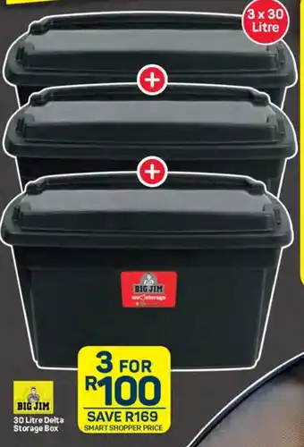 Pick n Pay BIG JIM 30 Litre Delta Storage Box offer