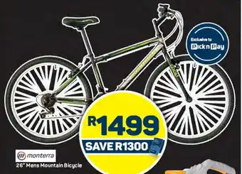 Pick n Pay Monterra 26" Mens Mountain Bicycle offer