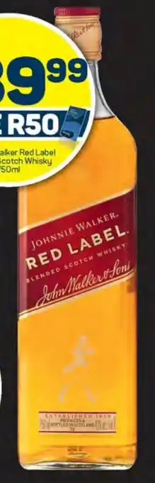Pick n Pay Johnnie Walker Red Label Blended Scotch Whisky 750ml offer