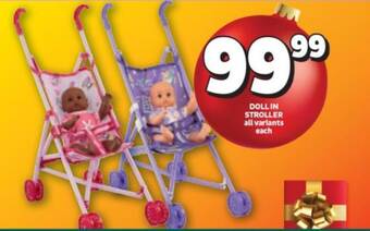 Usave DOLL IN STROLLER all variants each offer
