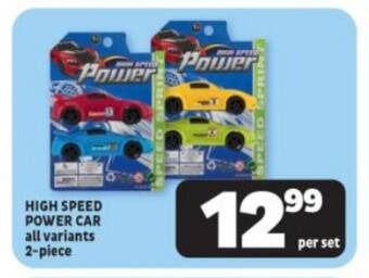 Usave HIGH SPEED POWER CAR all variants 2-piece offer