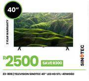 Fair Price Sinotec 40 led hd television stl-40wg6d 23-806 offer