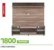 Fair Price Novelli tv unit sliding door 3-451 offer