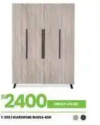 Fair Price Bursa 4dr wardrobe 1-259 offer