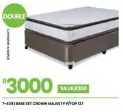 Fair Price Crown majesty p/top double base set 137 7-439 offer