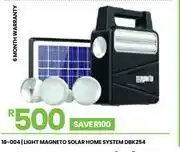 Fair Price Magneto solar home light system dbk254 offer