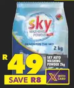 Shoprite SKY AUTO WASHING POWDER 2kg offer