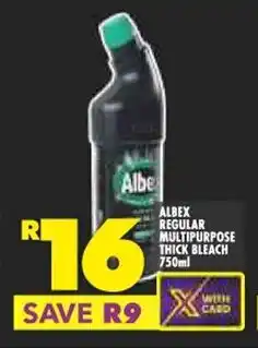 ALBEX REGULAR MULTIPURPOSE THICK BLEACH 750ml