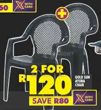 GOLD SUN AYOBA CHAIR