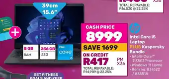 Game HP Intel Core i5 Laptop PLUS Kaspersky Bundle offer