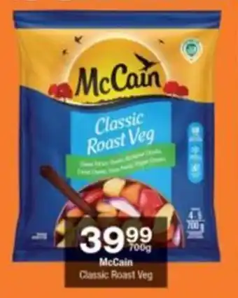 Checkers Hyper 700g McCain Classic Roast Veg offer