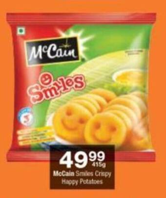 Checkers Hyper 415g McCain Smiles Crispy Happy Potatoes offer