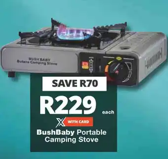 Checkers BushBaby Portable Camping Stove offer