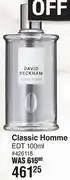 David beckham classic homme edt-100ml