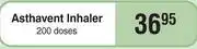 Dis-Chem Asthavent inhaler-200 doses offer