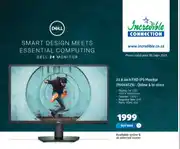 Incredible Connection Dell 23.8 Inch FHD IPS Monitor offer