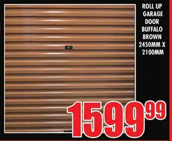 Boxer ROLL UP GARAGE DOOR BUFFALO BROWN 2450MM X 2100MM offer