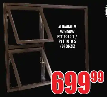 Boxer ALUMINIUM WINDOW PTT 1010T/ PTT 1010S (BRONZE) offer