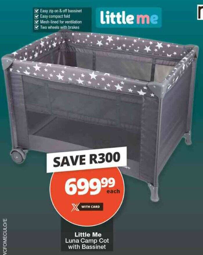 Little me clearance camp cot checkers