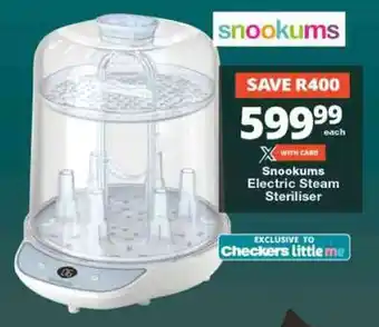 Snookums Electric Steam Steriliser