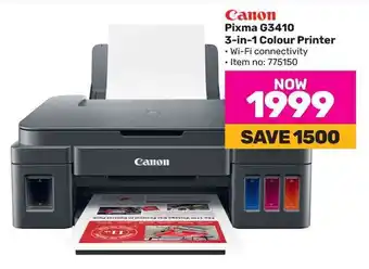 Game Canon Pixma G3410 3-in-1 Colour Printer offer