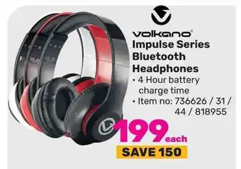 Game Volkano Impulse Series Bluetooth Headphones offer