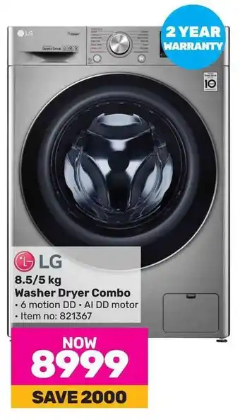 Game LG 8.5/5 kg Washer Dryer Combo offer