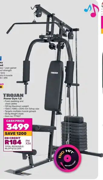 Game TROJAN Power Gym 1.0 offer