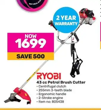 Game RYOBI 43 cc Petrol Brush Cutter offer