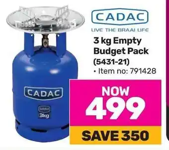 Game CADAC 3 kg Empty Budget Pack offer