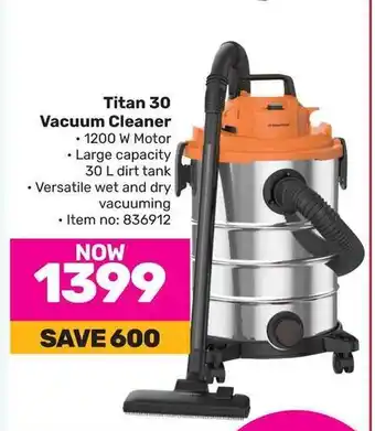 Game Titan 30 Vacuum Cleaner offer