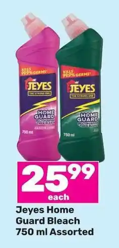 Game Jeyes Home Guard Bleach 750 ml Assorted offer