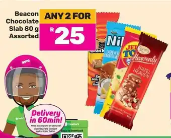 Game Beacon Chocolate Slab 80g Assorted offer