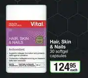 Dis-Chem Vital Hair, Skin & Nails 30 Softgel Capsules-Each offer