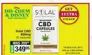 Dis-Chem Solal CBD 600mg-30 Capsules offer