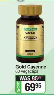 Dis-Chem Dis-Chem Gold Cayenne-60 Vegecaps offer