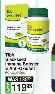 Dis-Chem Tibb Blackseed Immune Booster & Anti Oxidant-60 Capsules offer