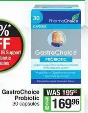 Dis-Chem Gastro Choice Probiotic-30 Capsules offer