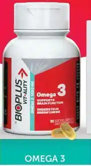 Dis-Chem Bioplus Omega 3 30 Softgel Capsules-Each offer