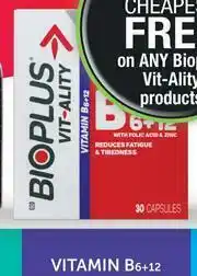Dis-Chem Bioplus Vitamin B6 + 12 30 Capsules-Each offer