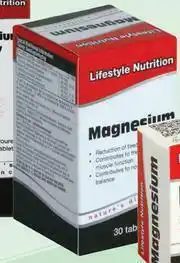Dis-Chem Lifestyle Nutrition Magnesium 30 Tablets-Each offer