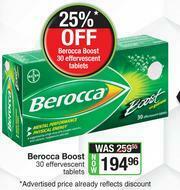 Dis-Chem Berocca Boost-30 Effervescent Tablets offer