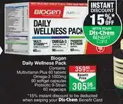 Dis-Chem Biogen Daily Wellness Pack-Per Pack offer