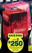 Pick n Pay 4th street natural sweet rose, sweet white, red or late harvest-any 2 x 5l offer