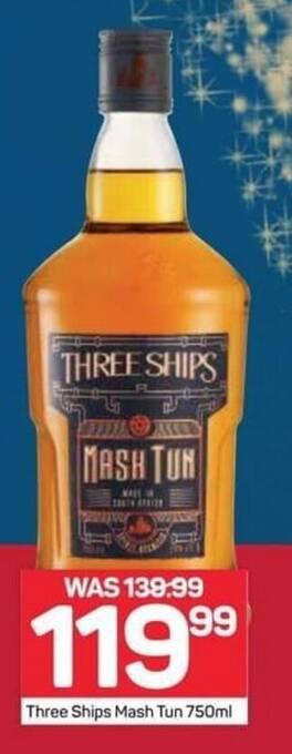 Pick n Pay Three Ships Mash Tun 750ml offer