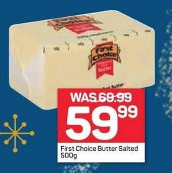 Pick n Pay First Choice Butter Salted 500g offer